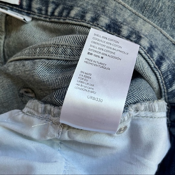 UO BDG high-rise baggy acid wash medium wash jeans - Picture 7 of 7